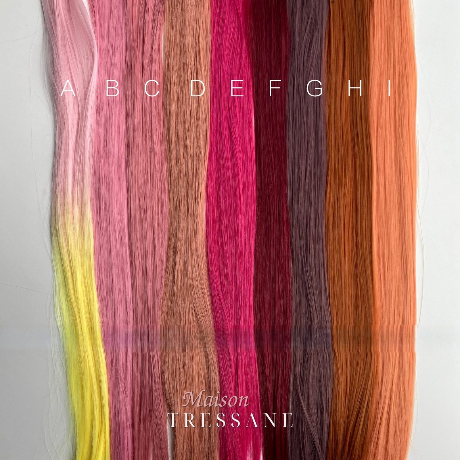 Rallonges pour mèches de cheveux à clip de 24 po. — 60 cm, teinte multicolore