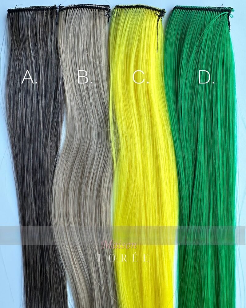Extensions à clips de 61 cm (24 pouces) — Multicolore