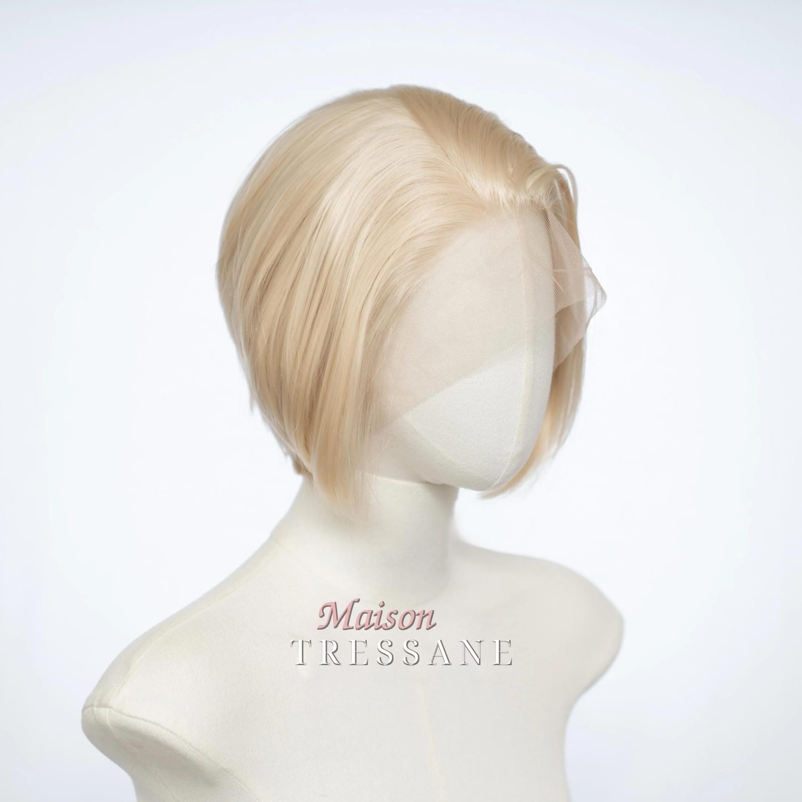 Perruque Lace Front Blond Clair 13 x 4 — lisse, teinte blond — vue de face