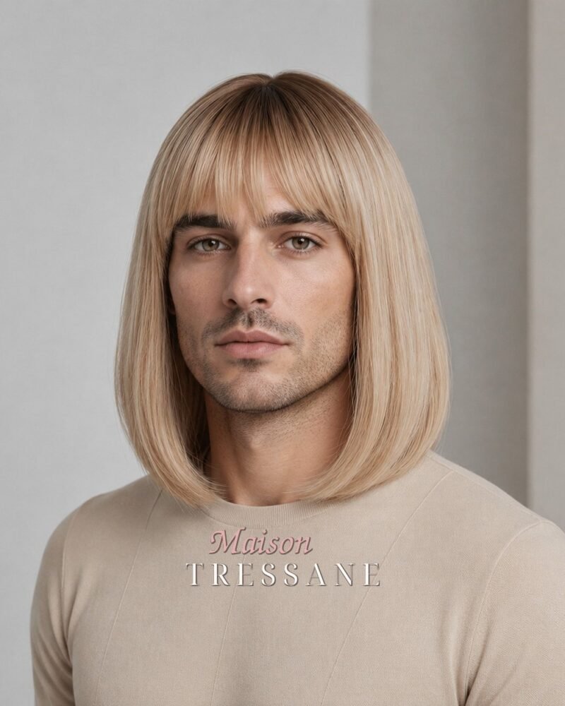 Perruque blond ombré 30 cm