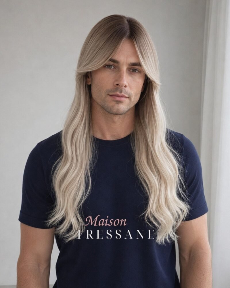 Perruque ondulée 60 cm — lace front