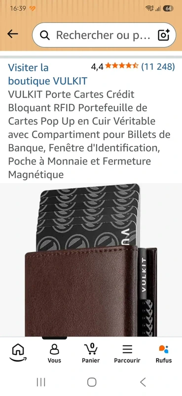 Porte cartes
