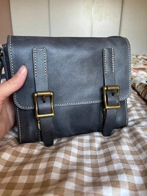 Sac bandoulière en cuir artisanal - Little Julie Domme - Style Vintage/Bohème