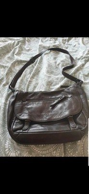 Sac fuchsia marron bandoulière