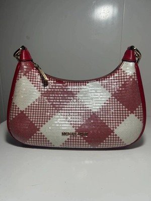 Sac Michael Kors original de lentejuelas rouge en y blanc