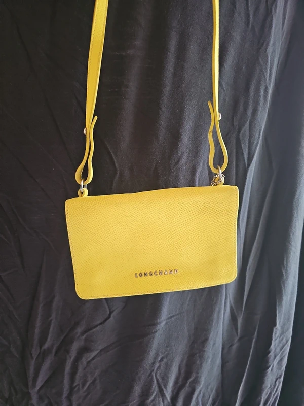 Sac à main jaune Longchamp