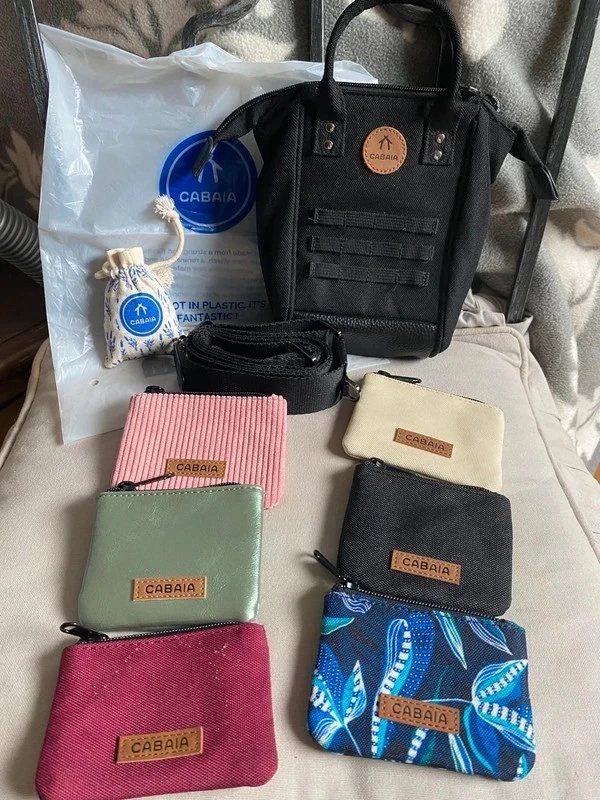 Lot sac Cabaïa Nano Berlin + 6 pochettes