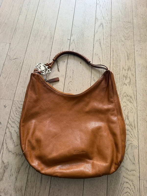 blumarine leather bag