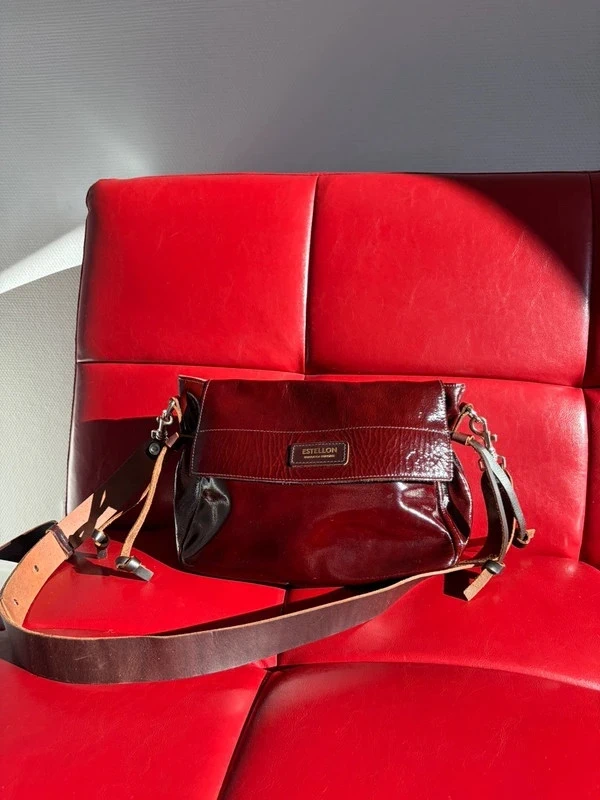 Sac en cuir vernis Estellon