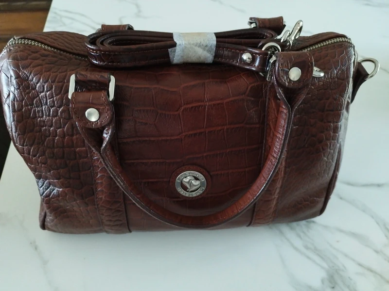 Sac cuir effet croco Lancaster
