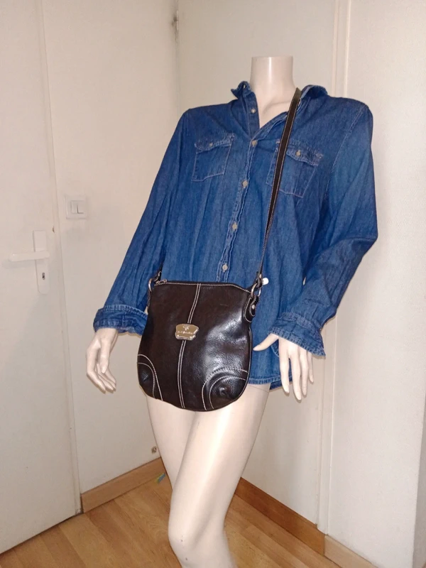 Joli et chic sac pochette Gil Holsters cuir noir