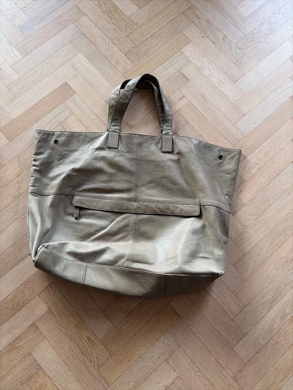 Sac cabas souple kaki bel air