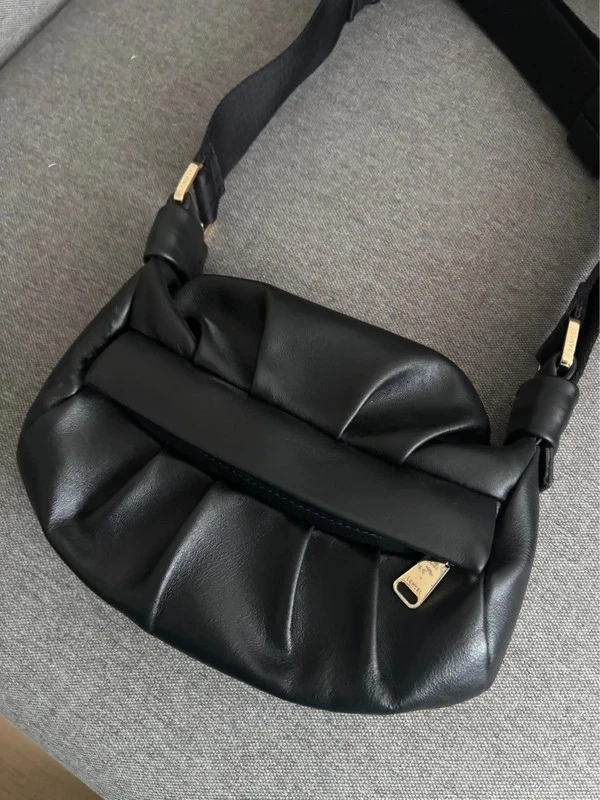 Sac Lancel Nuage en cuir noir