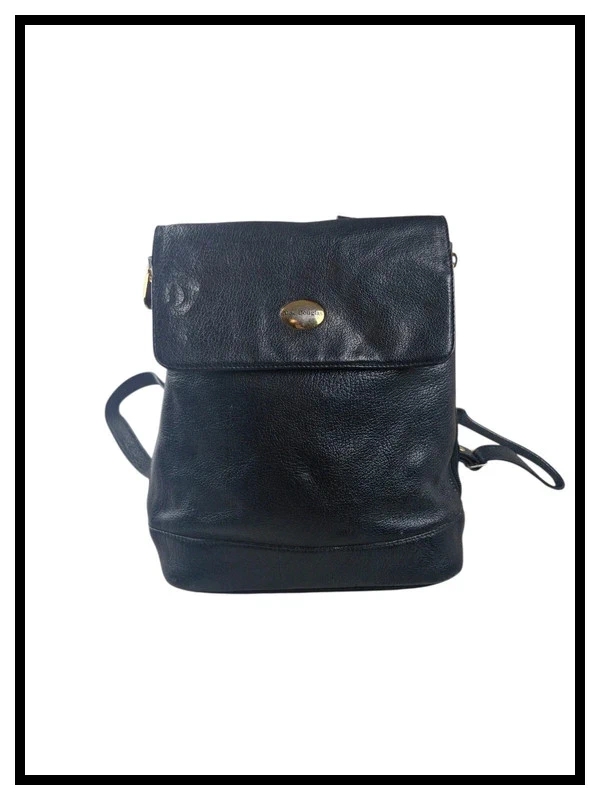 Sac à dos Mac Douglas Noir – Style Vintage – 30 × 26 cm