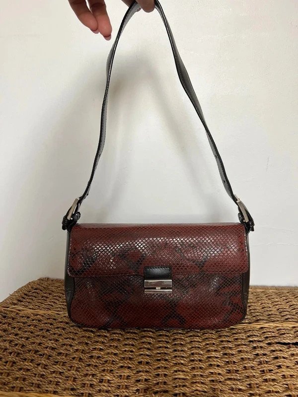 Sac à main lancaster en cuir vintage