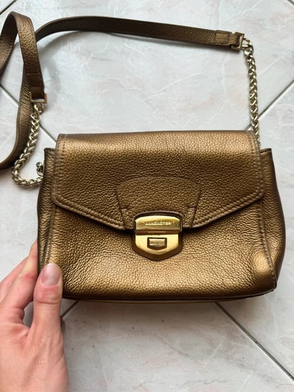 Petit sac a spalla Nannini in cuir blanche – Ottime condizioni