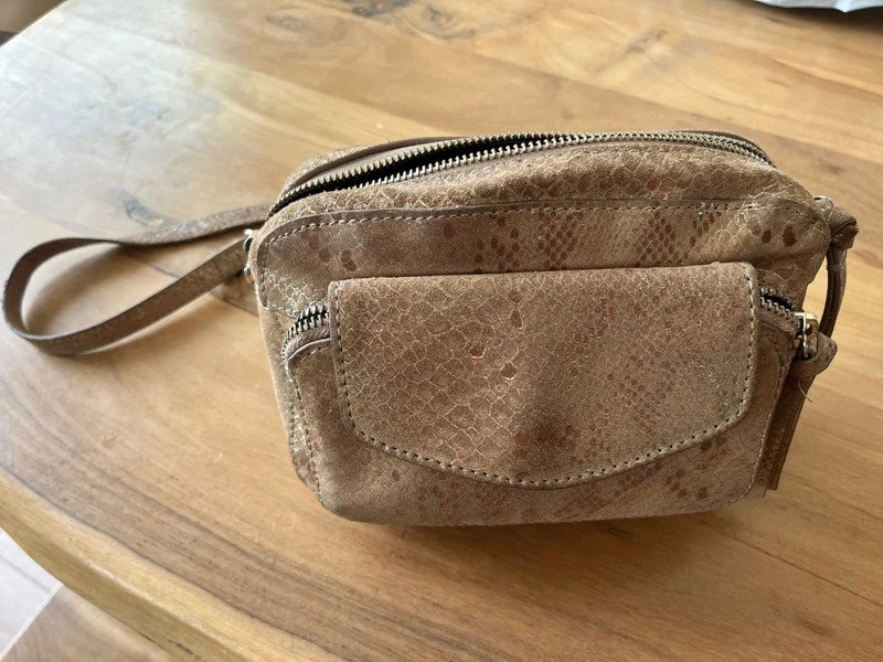 Sac Braccialini blanche elegante avec catena oro – ottime condizioni