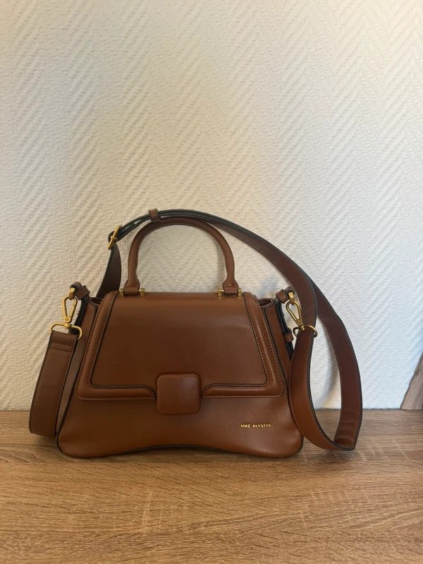 Sac à main Mac Alyster marron