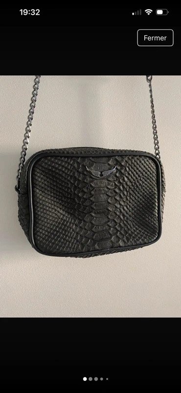 sac Zadig et Voltaire noir bandoulière