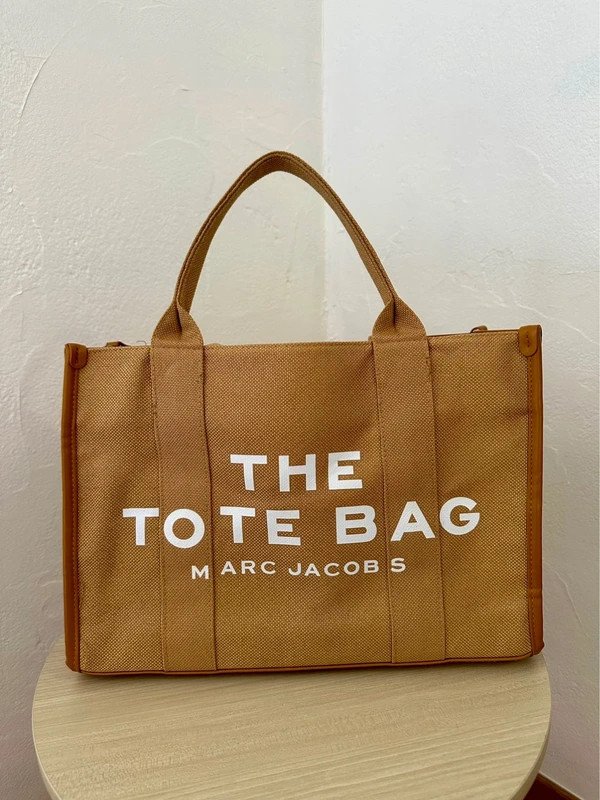 Sac à main bandoulière pour les cours the tote bag marc jacobs beige marron