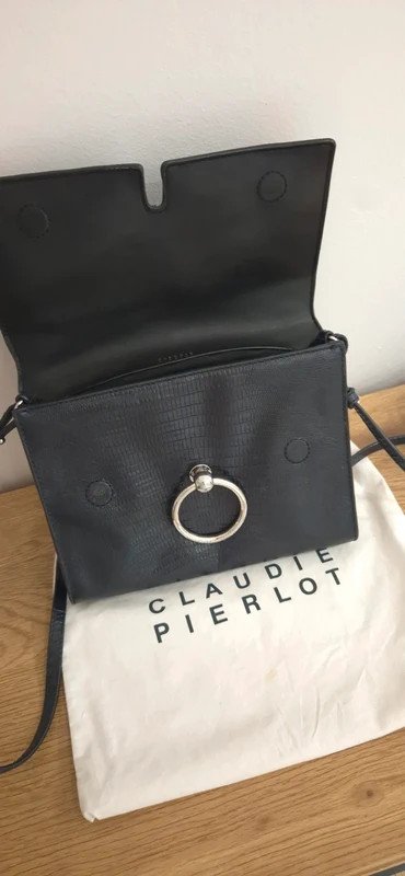 Sac pochette en cuir Claudie Pierlot