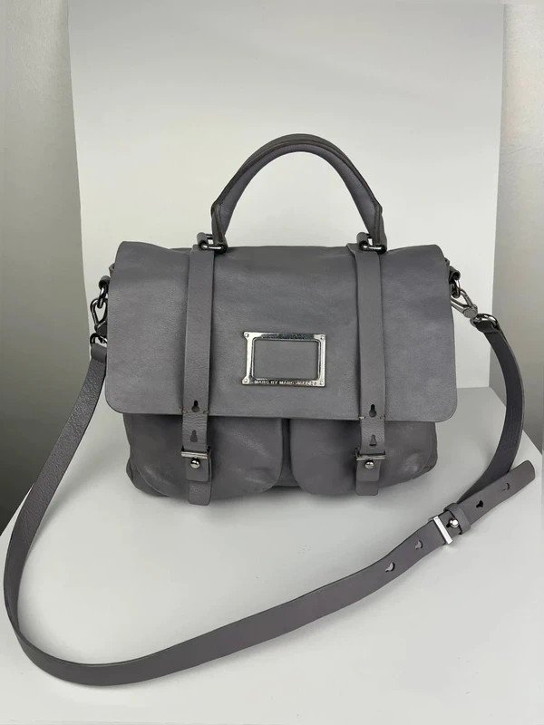 Sac marc by marc Jacobs en cuir gris lavande