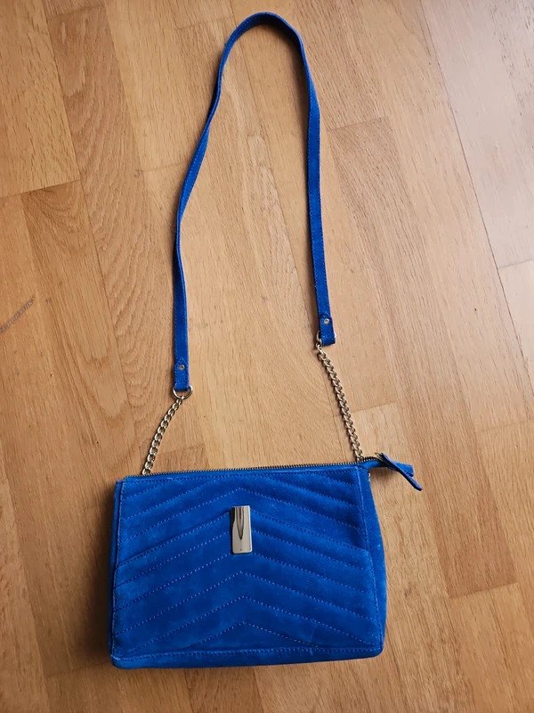 Sac bandoulière bleu électrique petite mendigote