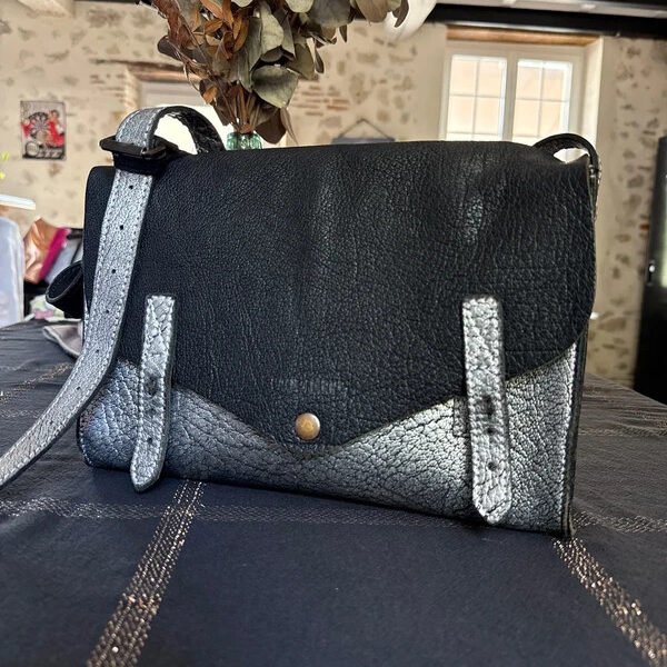Sac Paul Marius L’Indispensable noir argent