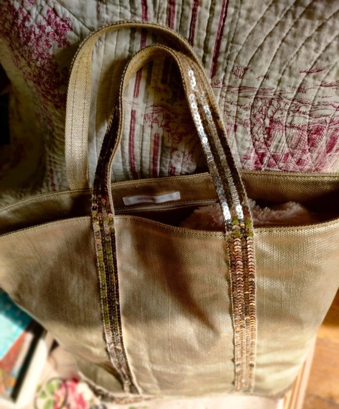 Sac cabas Vanessa Bruno doré M