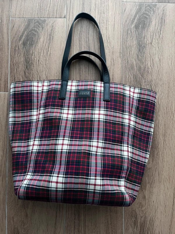 Sac cabas imprimé tartan Claudie Pierlot