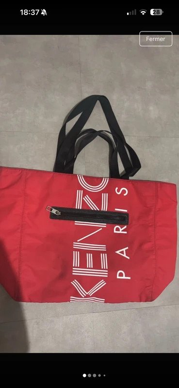 Sac cabas ou sac à main Kenzo rouge