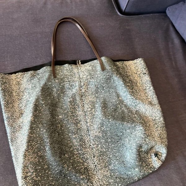 Sac cabas, cuir XXL, Saint Barth
