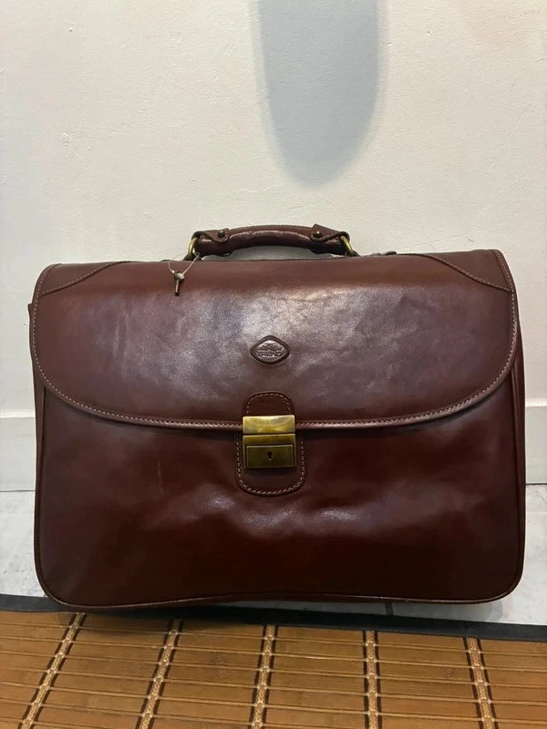 Cartable cuir vintage