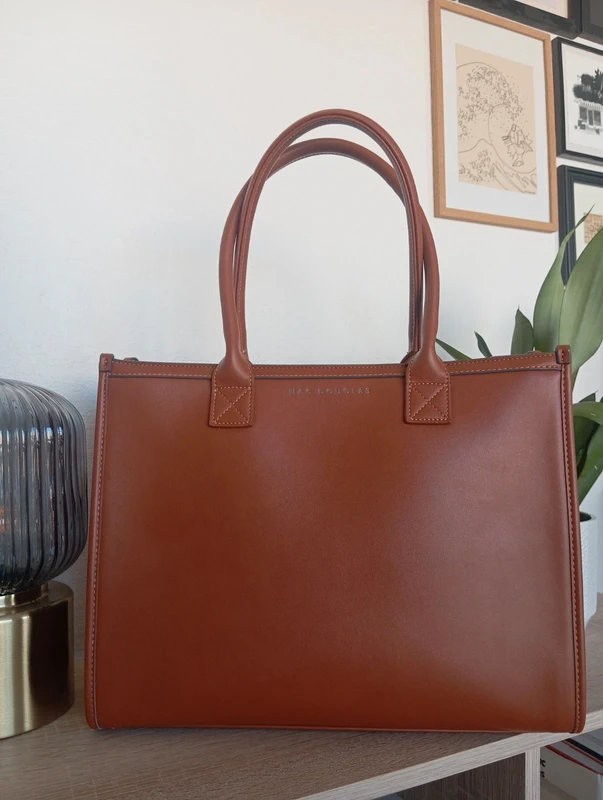 Grand sac cabas en cuir synthétique marron Mac Douglas