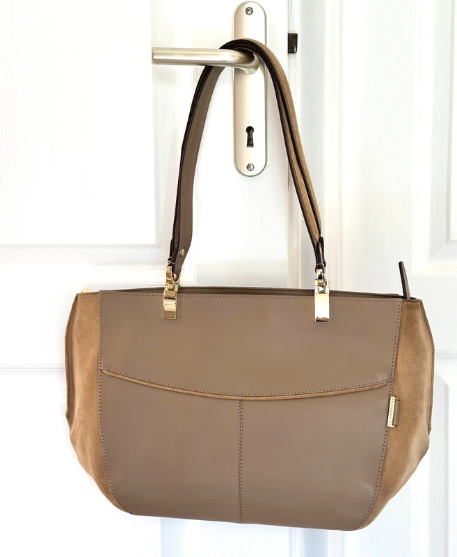 Sac en cuir beige Le Tanneur
