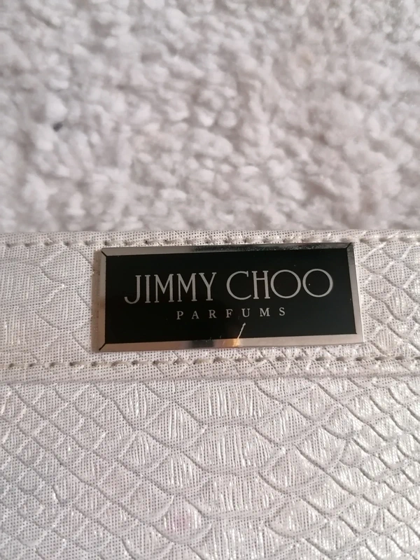 Pochette Jimmy Choo irisé doré