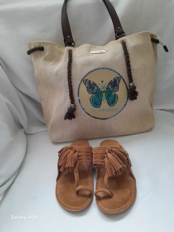 Sac et sandales les tropezienne
