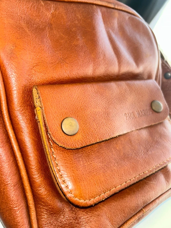 Sac en bandoulière Paul marius cuir marron