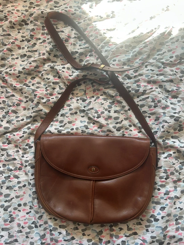 Sac vintage cuir marron