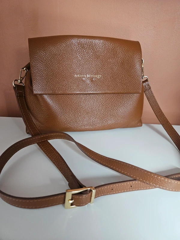 Sac cuir camel