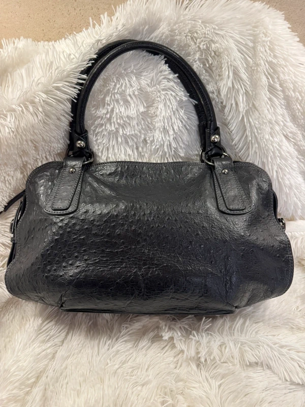 Grand sac à main en cuir véritable