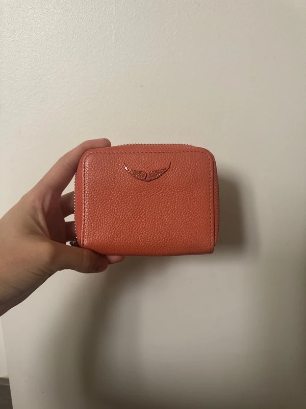 Porte feuille corail