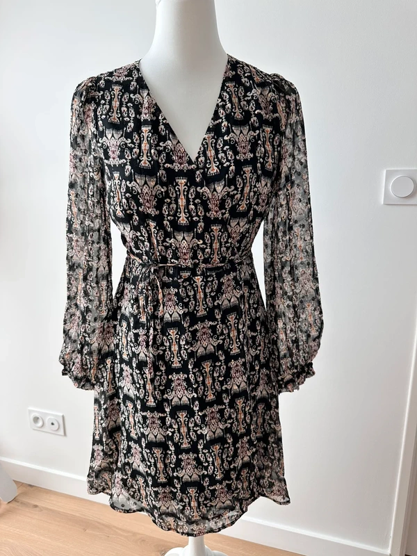 Très belle robe portefeuille Majolica