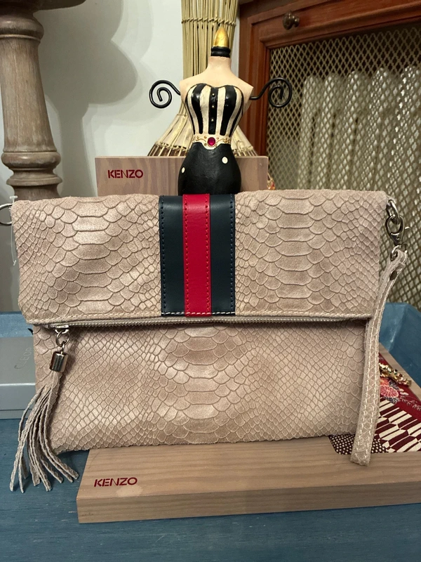 Pochette en cuir Vimoda Paris