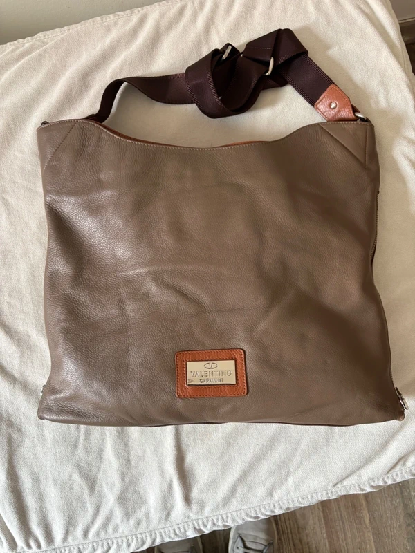Sac Valentino cuir Taupe