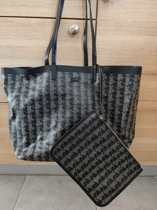Sac épaule Lacoste avec pochette