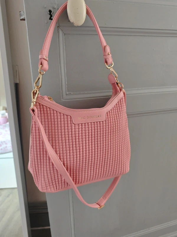 Sac à main Mac Douglas - Modèle Volcan Bryan - Rose poudré