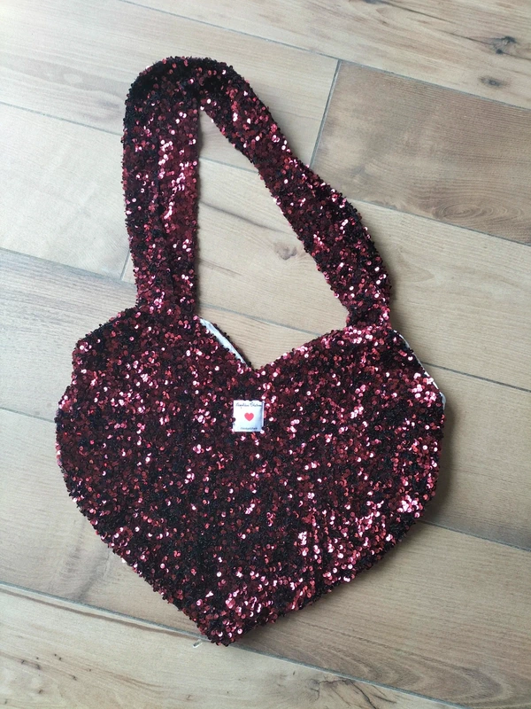 Sac Léopoldine château,sac coeur ,sac sequins
