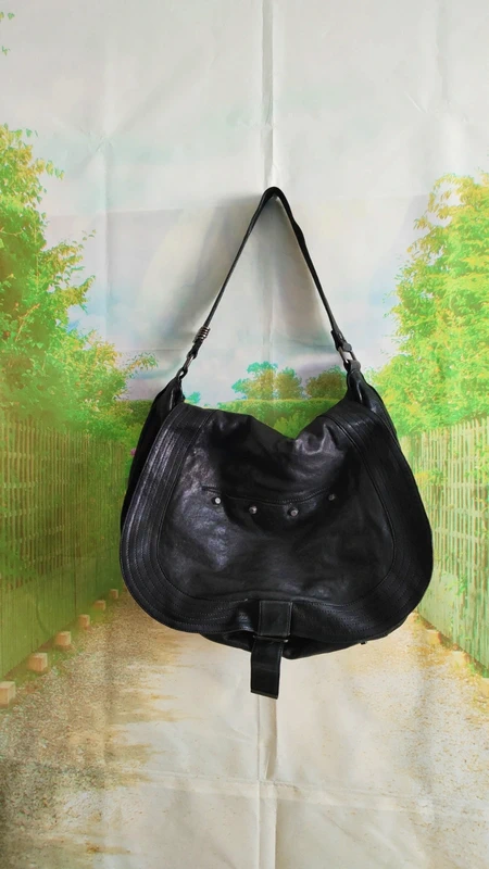 Sac en cuir bandoulière "Bel Air"