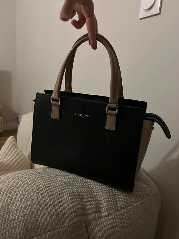Sac Lancaster noir et beige